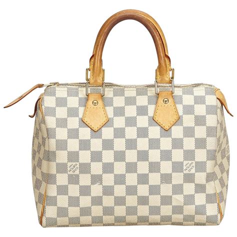 louis vuitton speedy white damier|louis vuitton speedy 25 price.